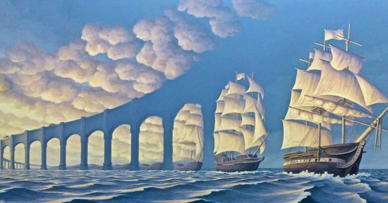the sun sets sail, by rob gonsalves